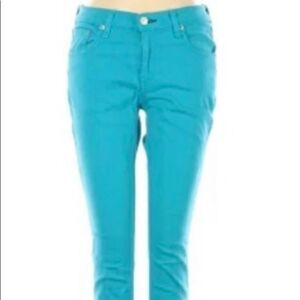 Rag & Bone turquoise jeans skinny